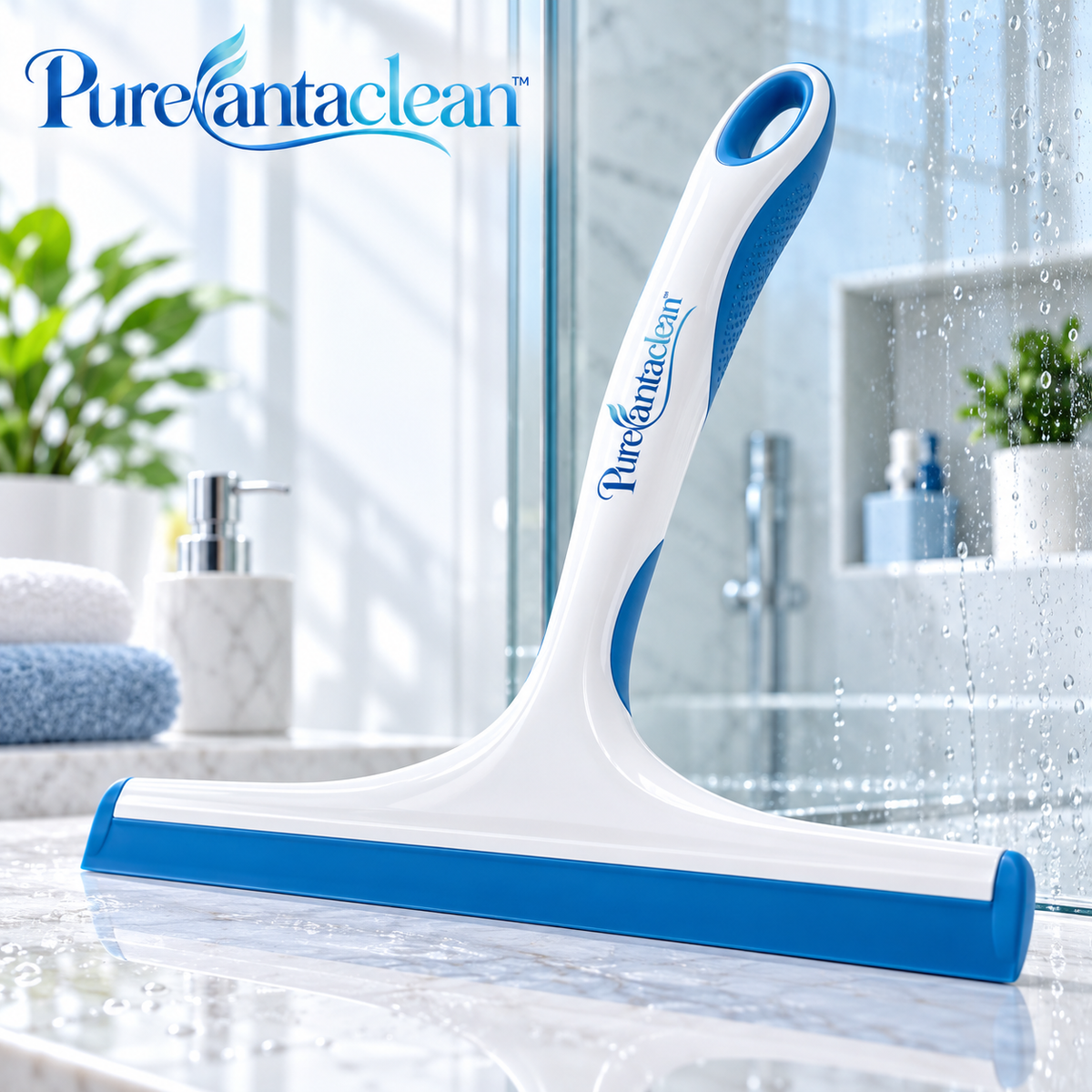 Purevantaclean™ Shower Squeegee System