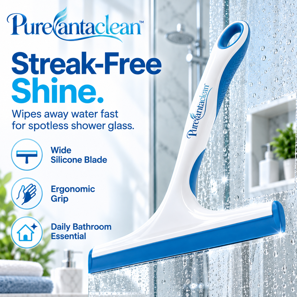 Purevantaclean™ Shower Squeegee System