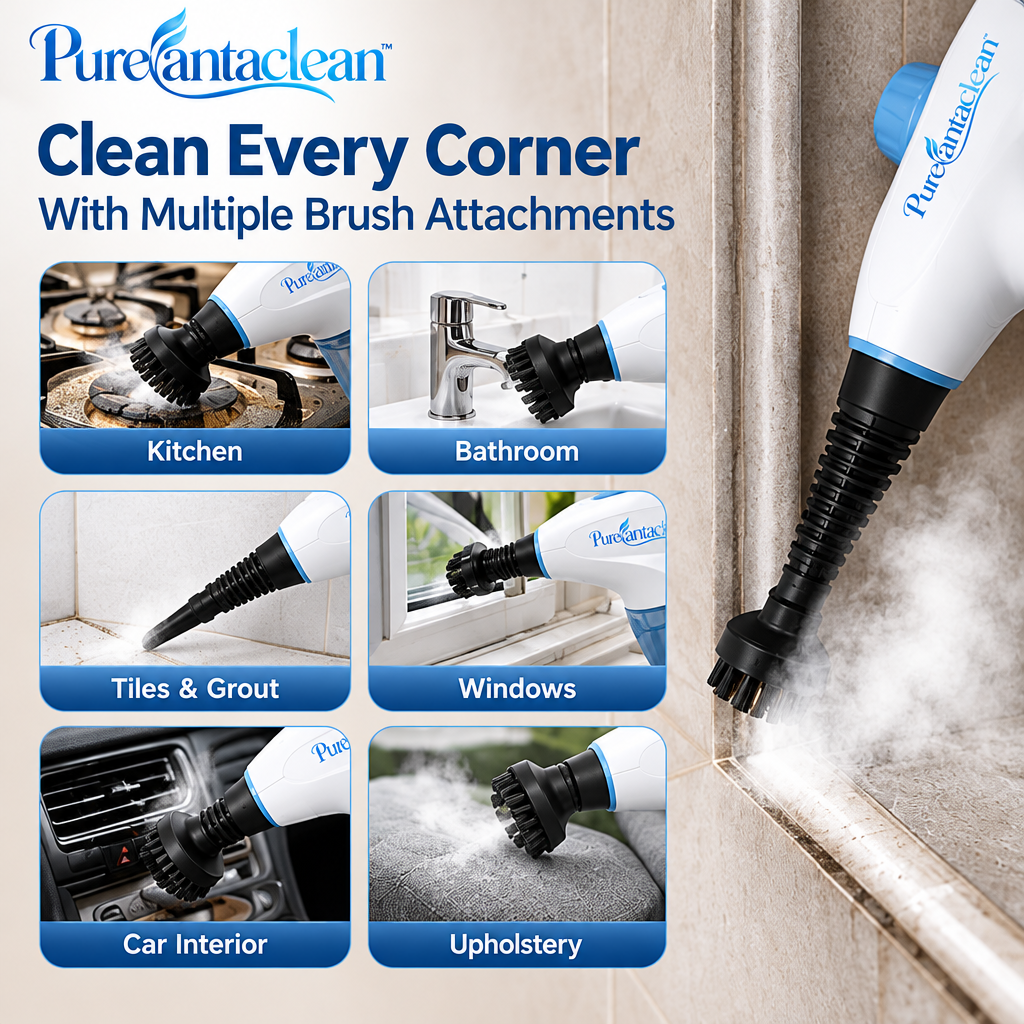 Purevantaclean™ Steam Cleaning Brush Kit